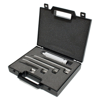 Laringoscopio Miller luce normale. 3 pale adulto